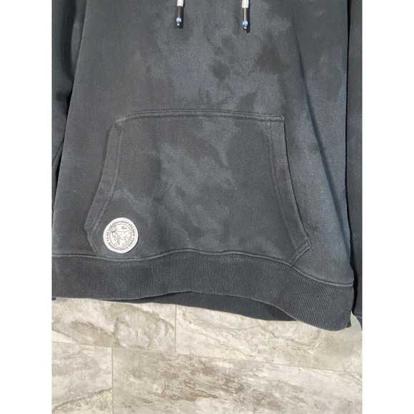 GOAT USA OG Black Hoodie Graphic Print Pullover Men's Size XS Streetwear Style - Picture 6 of 14